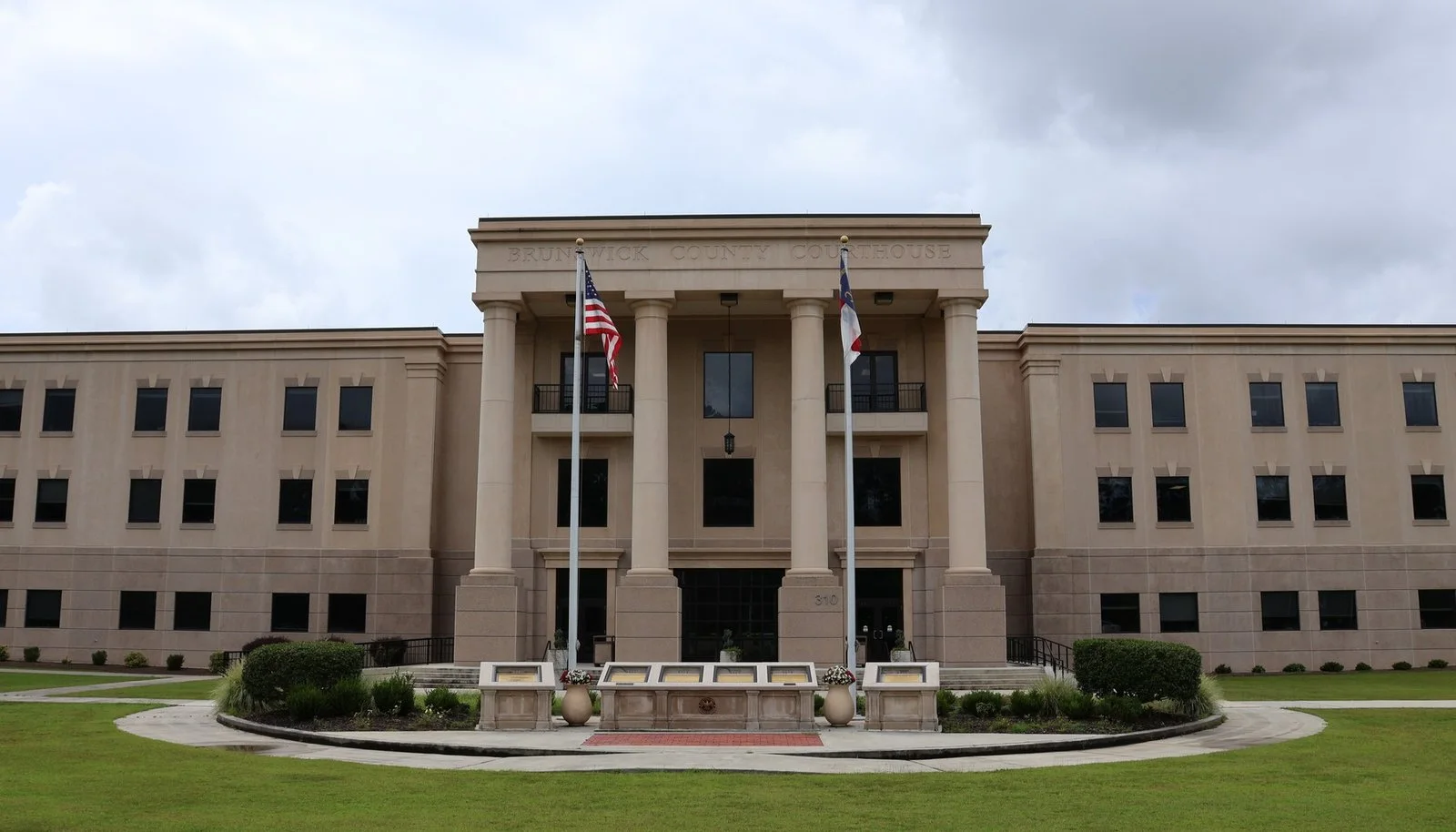 Brunswick County Courthouse in Bolivia, North Carolina